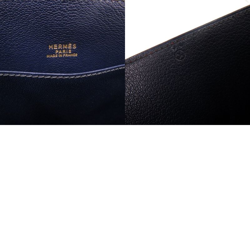 Hermes East Box Calf Rouge Vif Silver Hardware 00X Engraved Vintage One