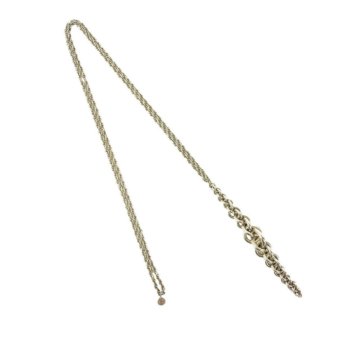 Hermes Vintage Atalante Necklace Chain Pendant — view 4