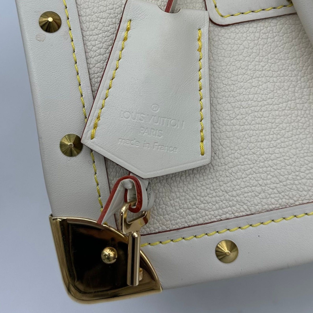 Louis Vuitton Fabreau Handbag Suhali Goatskin Bronne A4 Flap — view 16