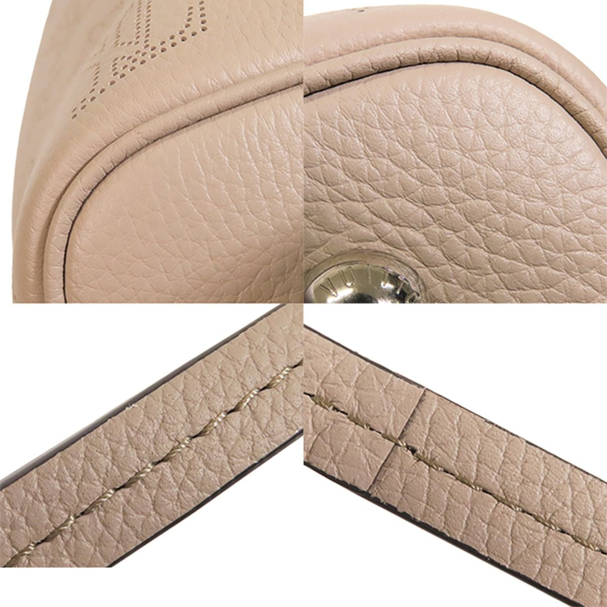 Louis Vuitton Blossom PM Beige Monogram Mahina 2-Way Shoulder Bag — view 8