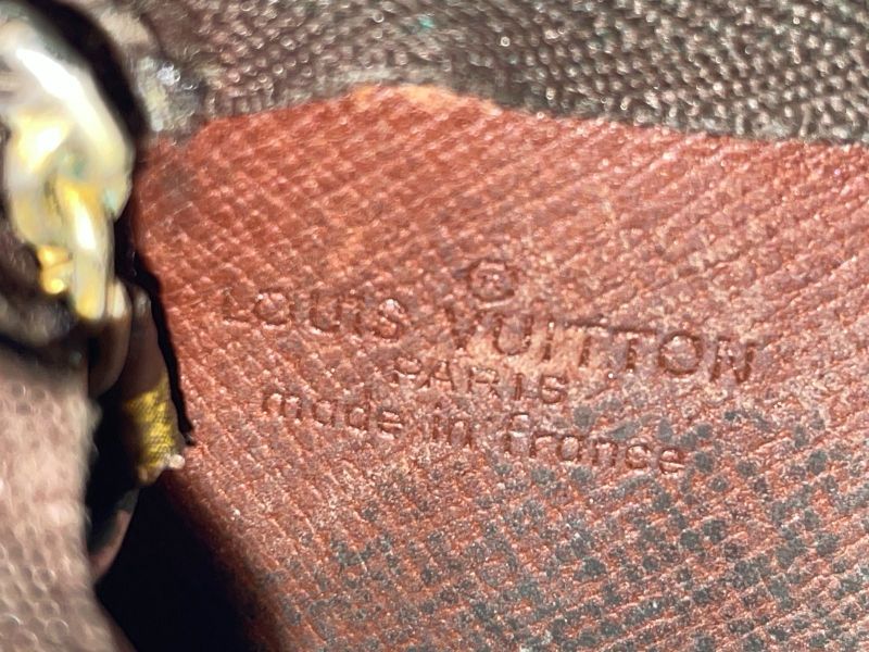 Louis Vuitton Monogram Pochette Cles Coin Case M62650 Brown Made In France