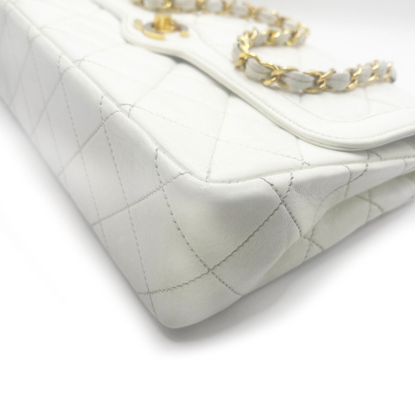 CHANEL CC 24K Paris Limited Double Flap Bag Lambskin Matelasse Chain
