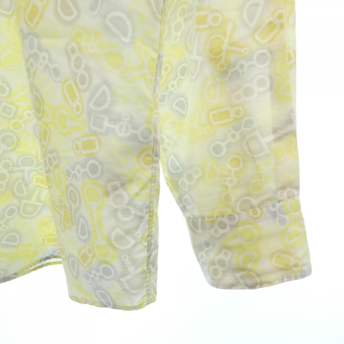 Hermes Shirt White 37 Yellow — view 6