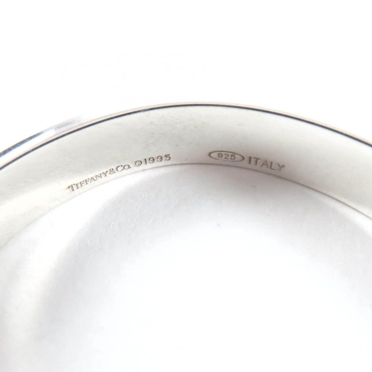 Tiffany & Co 925 Atlas Open Bangle Bracelet Silver Weight — view 5