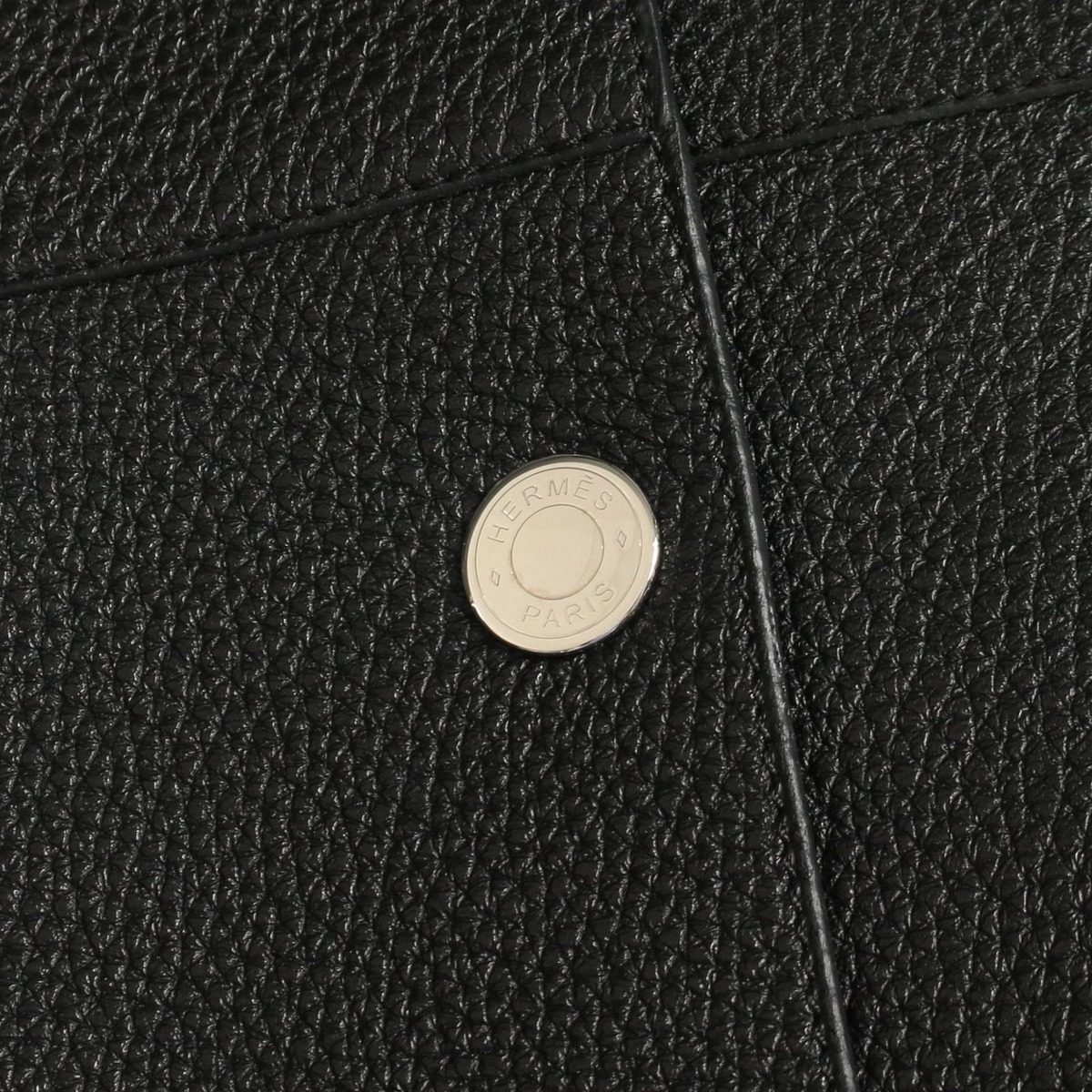 Hermes Vest Series Button Long Gilet Black — view 7