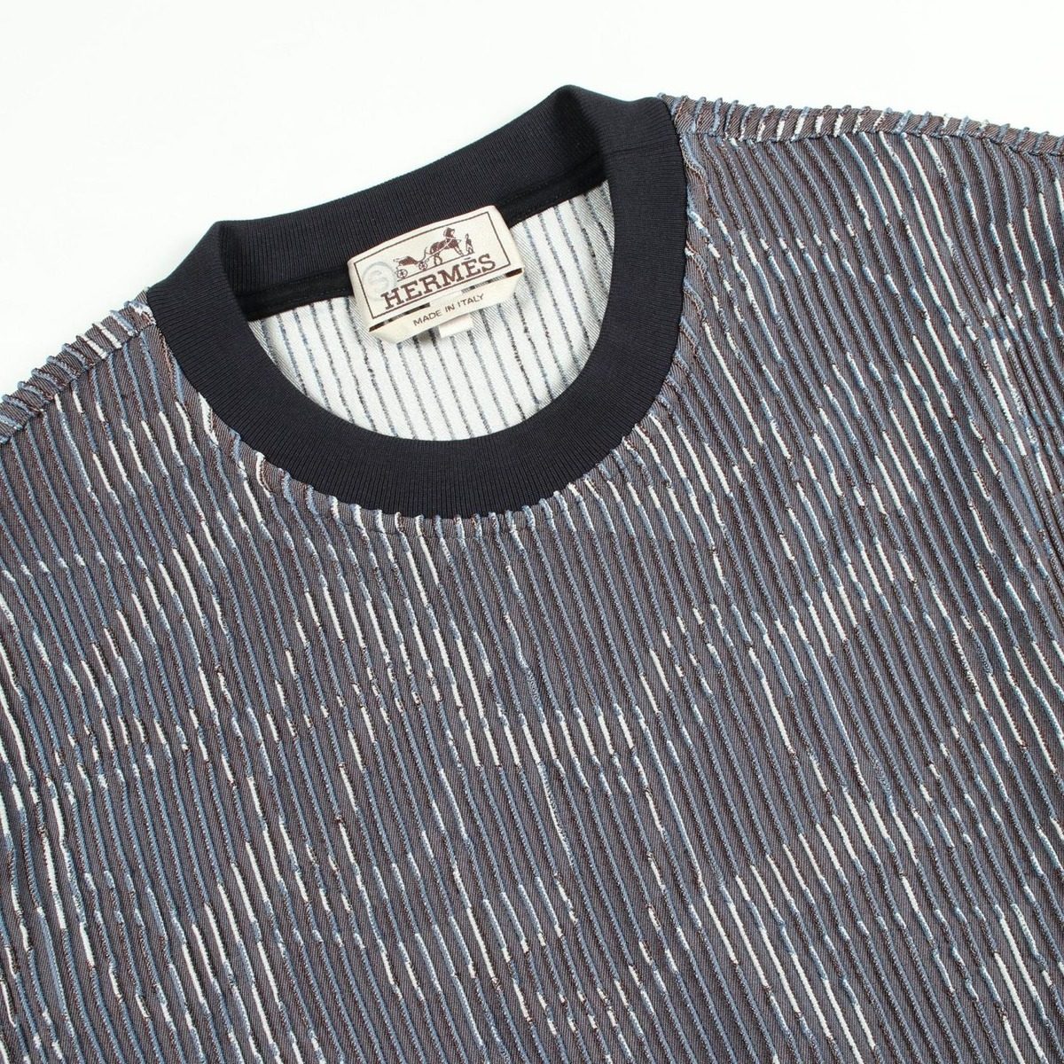 Hermes Sweatshirt Quincaillerie Equestre Silk Top — view 6
