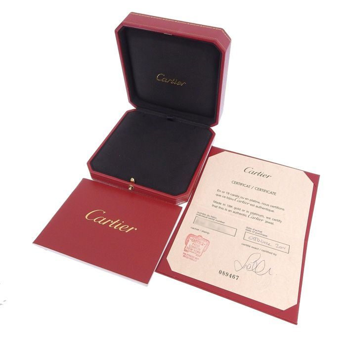 Cartier Trinity Heart Necklace 18K Yellow Gold 18K White Gold 18K Pink Gold 750