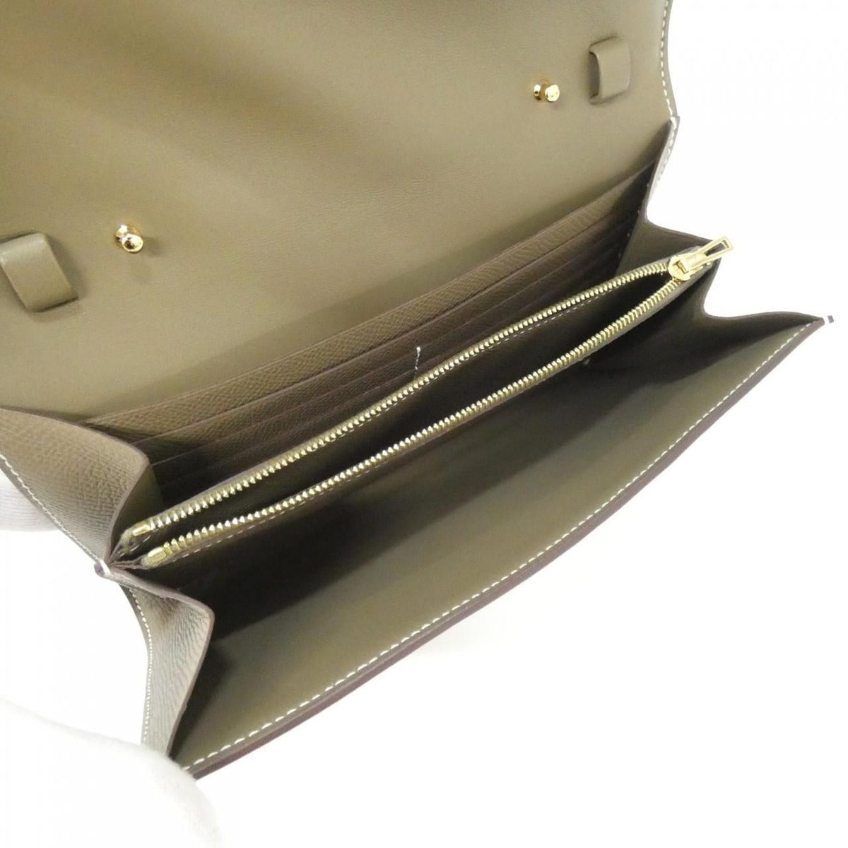 Hermes Constance to Go Shoulder Wallet Etoupe — view 7