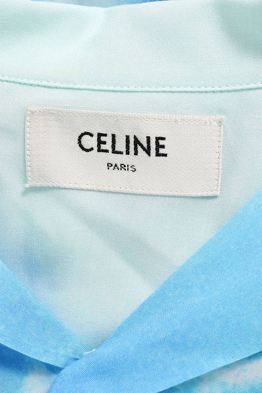Celine 22SS 2c517357q Multicolor Short Sleeve Shirt Men's 38