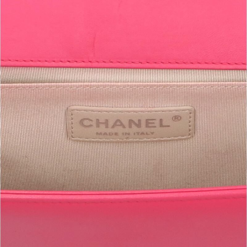 Chanel Boy Chanel Coco Mark Quilted Shoulder Bag Women