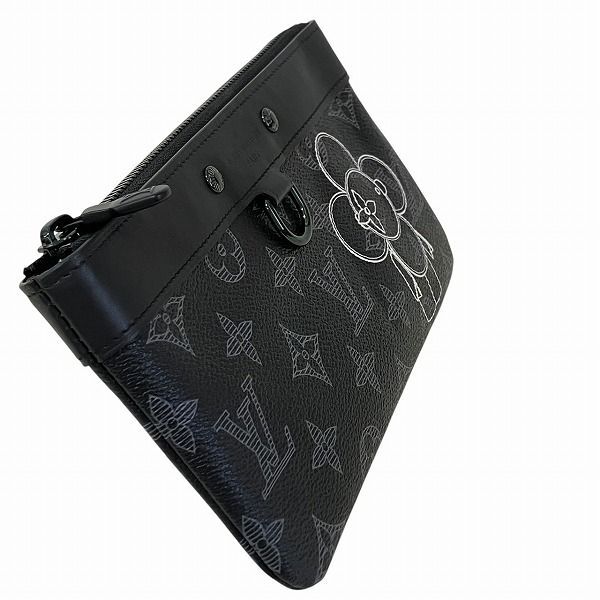 Louis Vuitton Monogram Eclipse Pochette Apollo PM Vivienne Pouch M62897 Branded