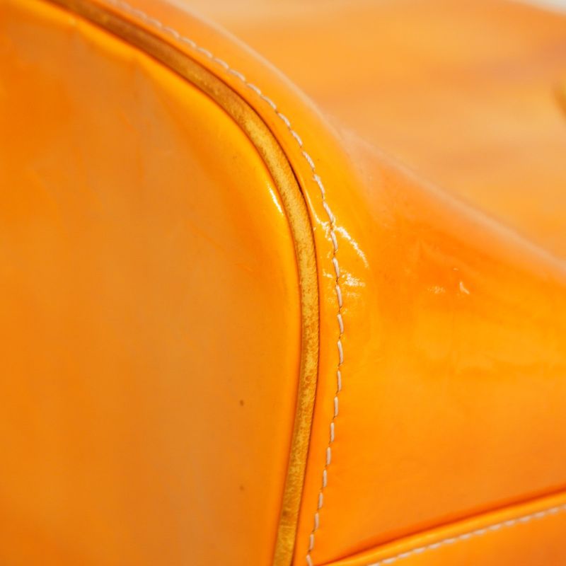 Louis Vuitton Tote Bag Vernis Houston M91054 Rose Women's