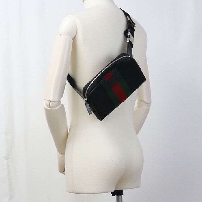 Gucci Belt Bag Sherry Line 630919 Body Bag Canvas Men's