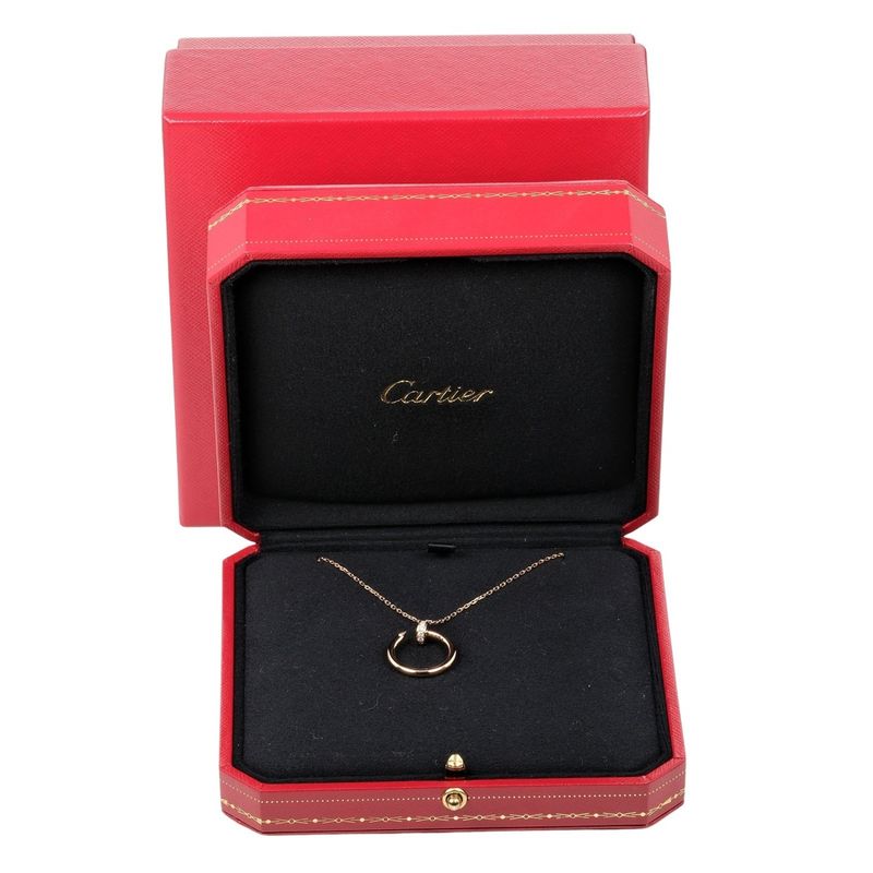 Cartier Juste Un Clou 18K Pink Gold And Diamonds Ladies 5.66g Necklace