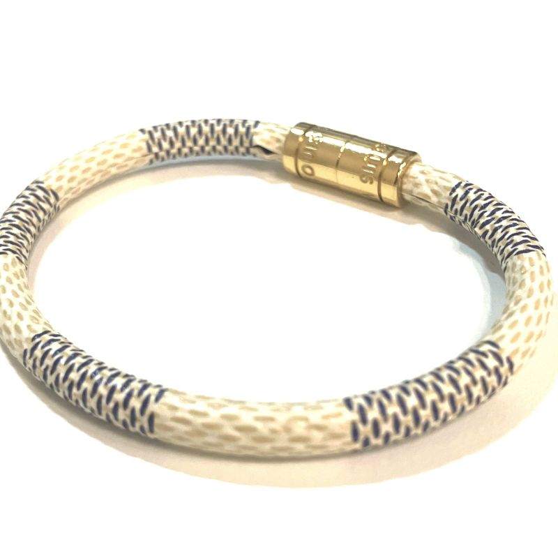 Louis Vuitton Damier Azure Bracelet Keep It Bangle Bracelet M6607e : X2099