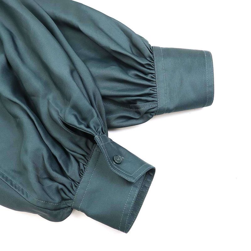 Bottega Veneta Silk-Blend Flared Sleeveless Viscose Shirt 708324 V21j0 Green 36