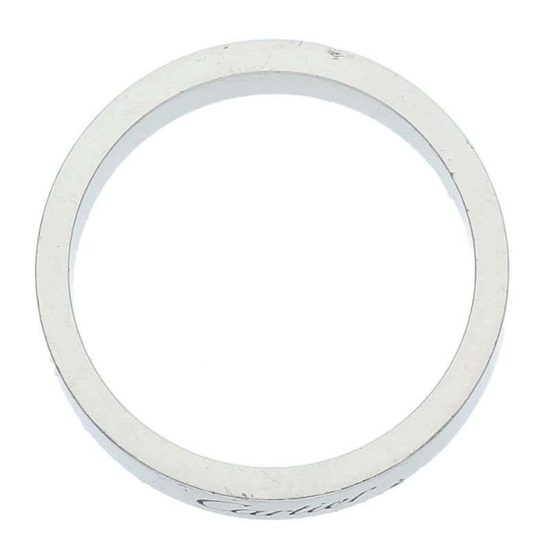 Cartier C De Cartier Wedding Platinum Ring Men's Size 13