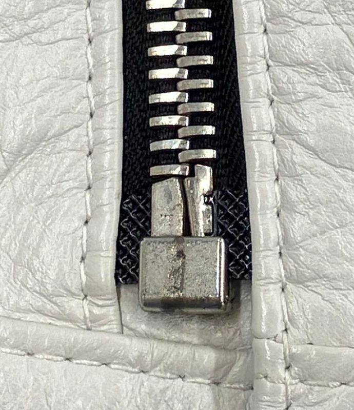 Celine Calfskin Leather Double Riders Jacket Women's Size 36 (S) Celine