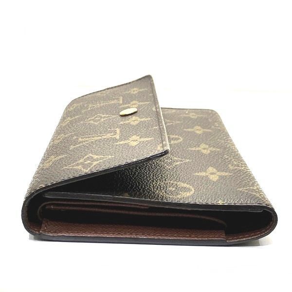 Louis Vuitton Monogram Portefeuille International M61217 Trifold Wallet Long