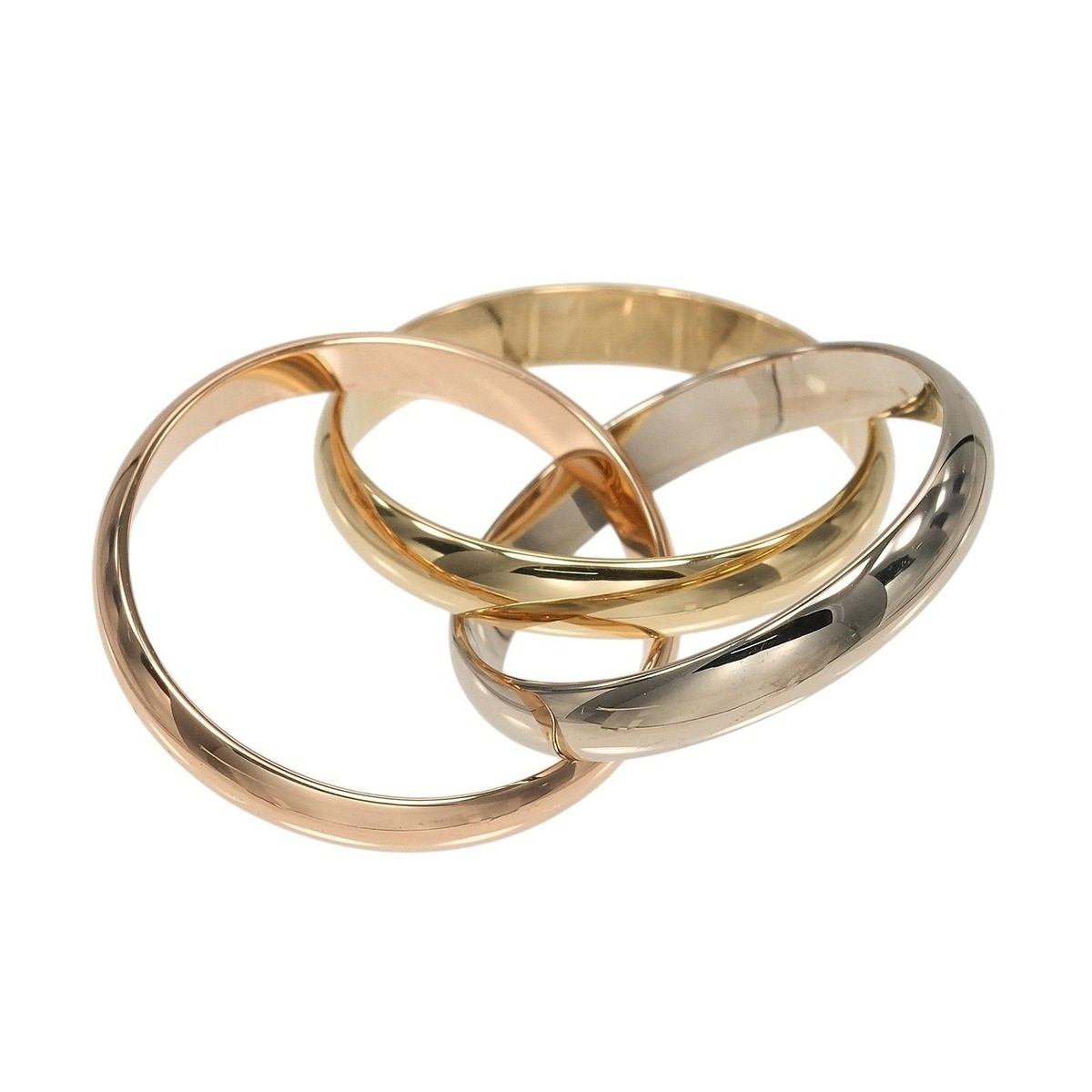 Cartier Trinity mm Band 18k Gold Ring — view 9