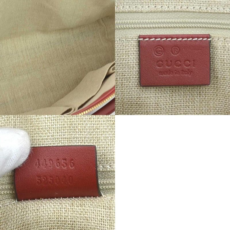 Gucci Shoulder Bag Handbag Micro Guccissima 449656