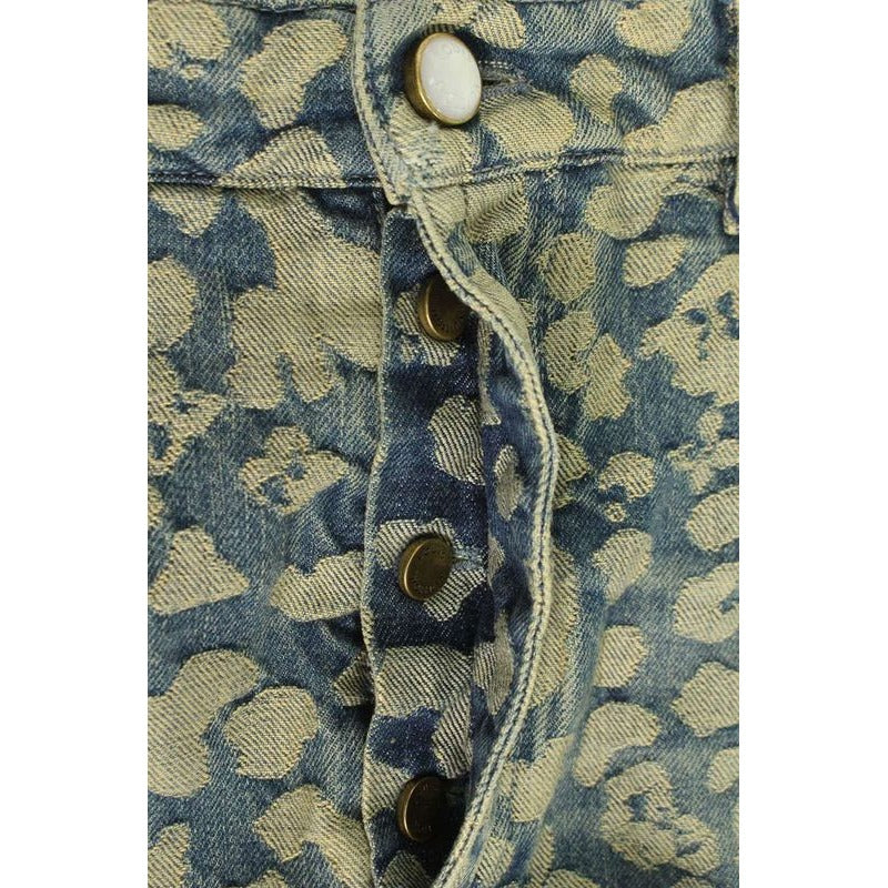 Louis Vuitton Rm252 M Xot Htd 62 W Jacquard Workwear Denim Pants Men 30 — view 3