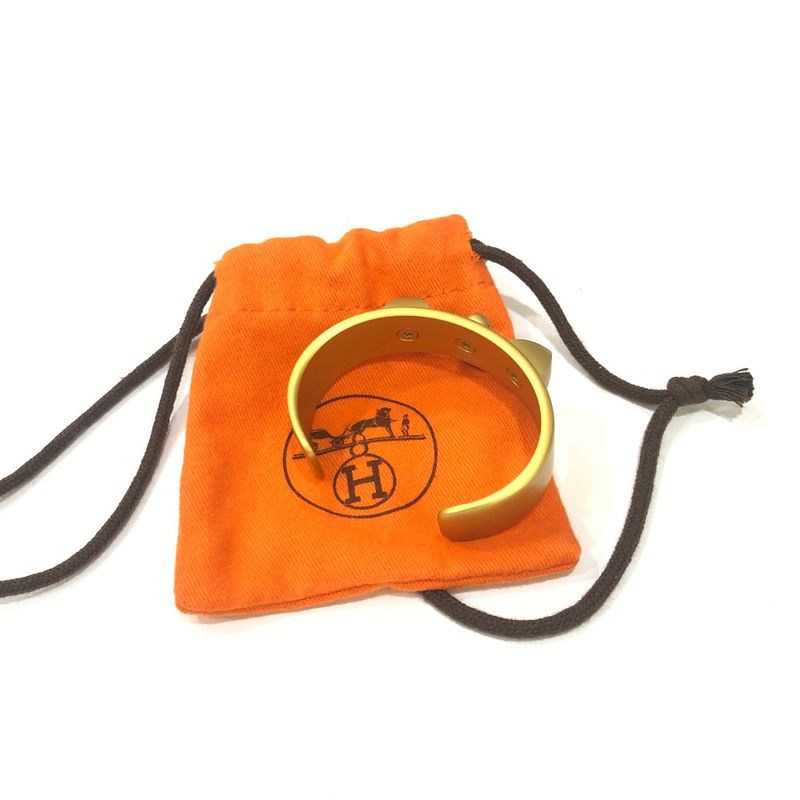 Hermes Bangle Medor Corrié D'ossian Aluminum Gold