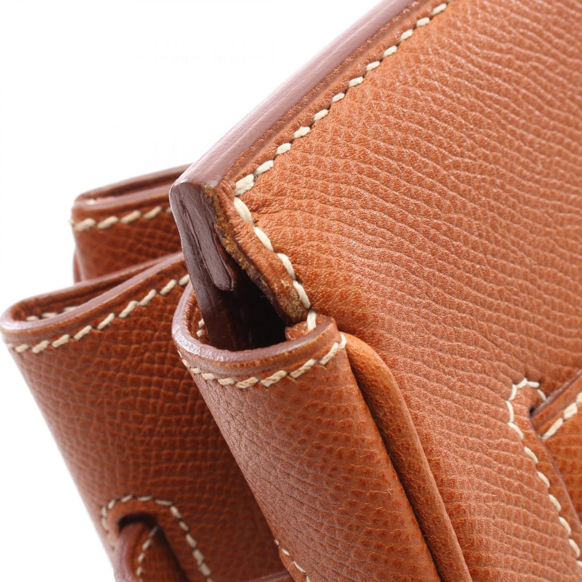 Hermes Handbag Birkin 35 Gold Leather — view 10