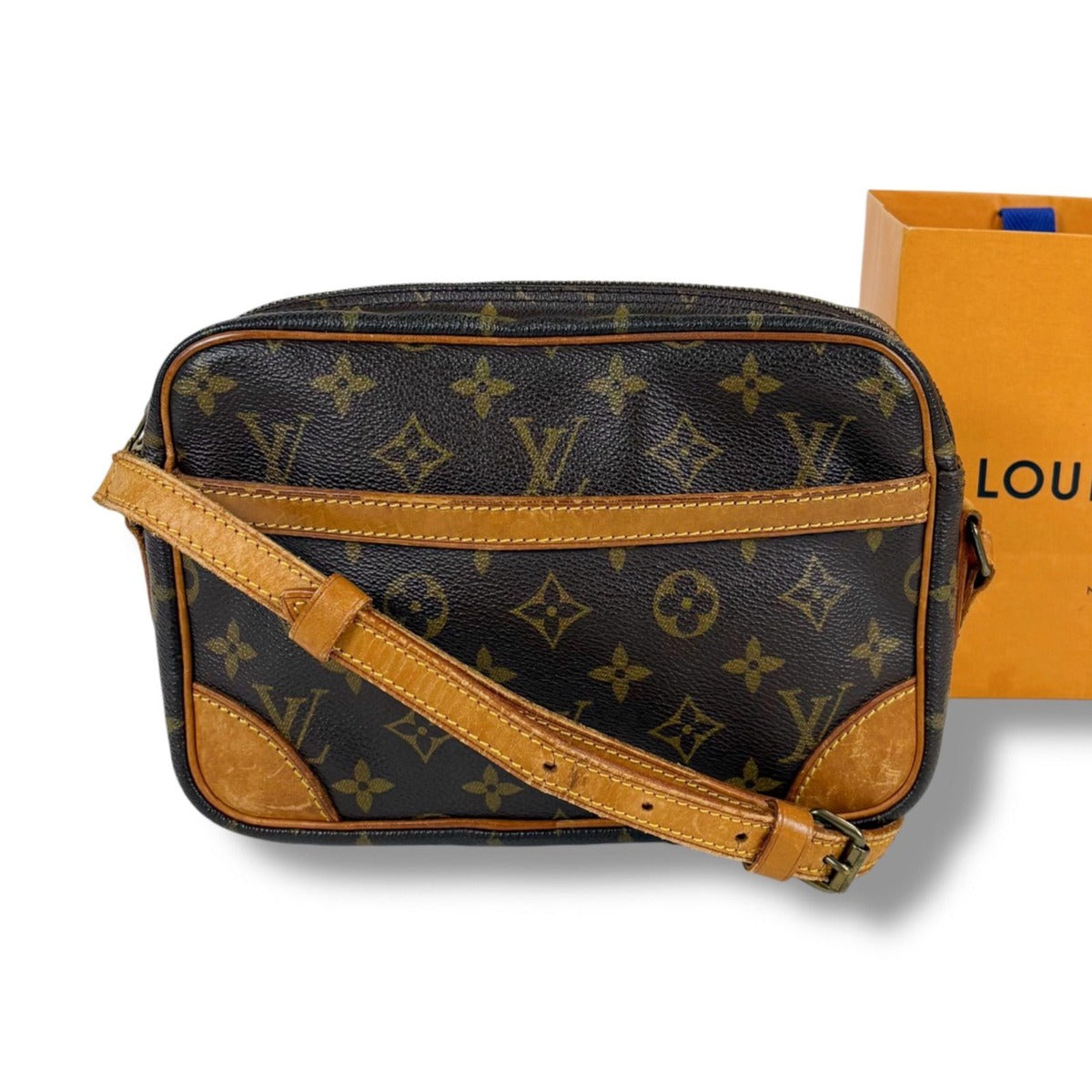 Louis Vuitton Shoulder Bag Trocadero 23 Monogram Leather Brown — view 12