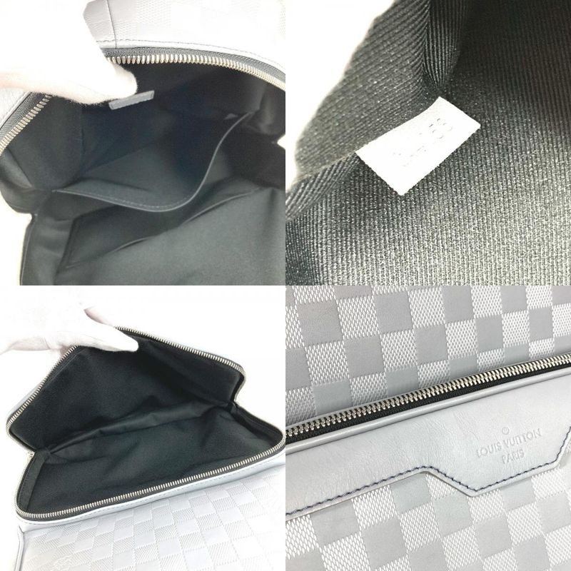 Louis Vuitton Backpack Sac Backpack N40096 Damier Infini Leather Gris Silver