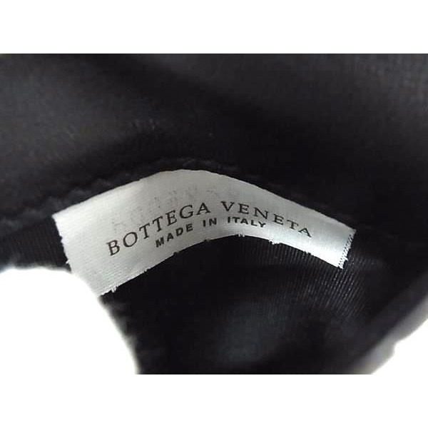 Bottega Veneta Maxi Intrecciato Leather Bifold Wallet Billfold Black — view 5