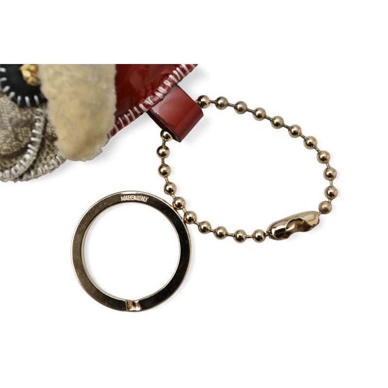 Gucci Key Ring Holder Strap Charm Christmas Limited Santa Guccioli GG — view 5