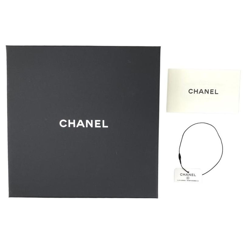 Chanel Aa9064 Logo Silk Ribbon Chou Pink Hair Accessory with Box