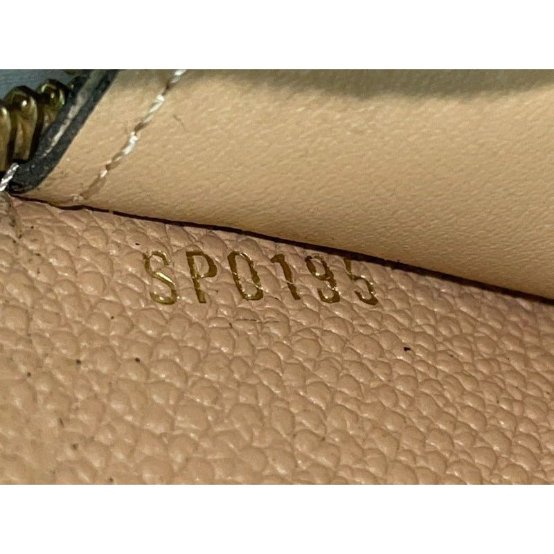 Louis Vuitton Monogram Empreinte Portefeuille Clemence Round Zipped Wallet Long — view 13