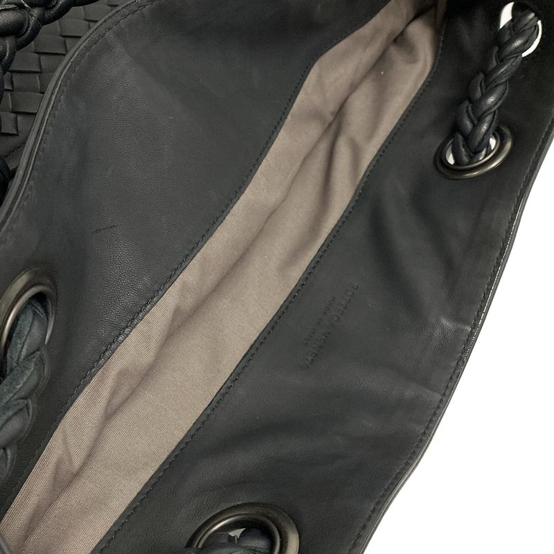 Bottega Veneta Julie Tote Bag Black Leather