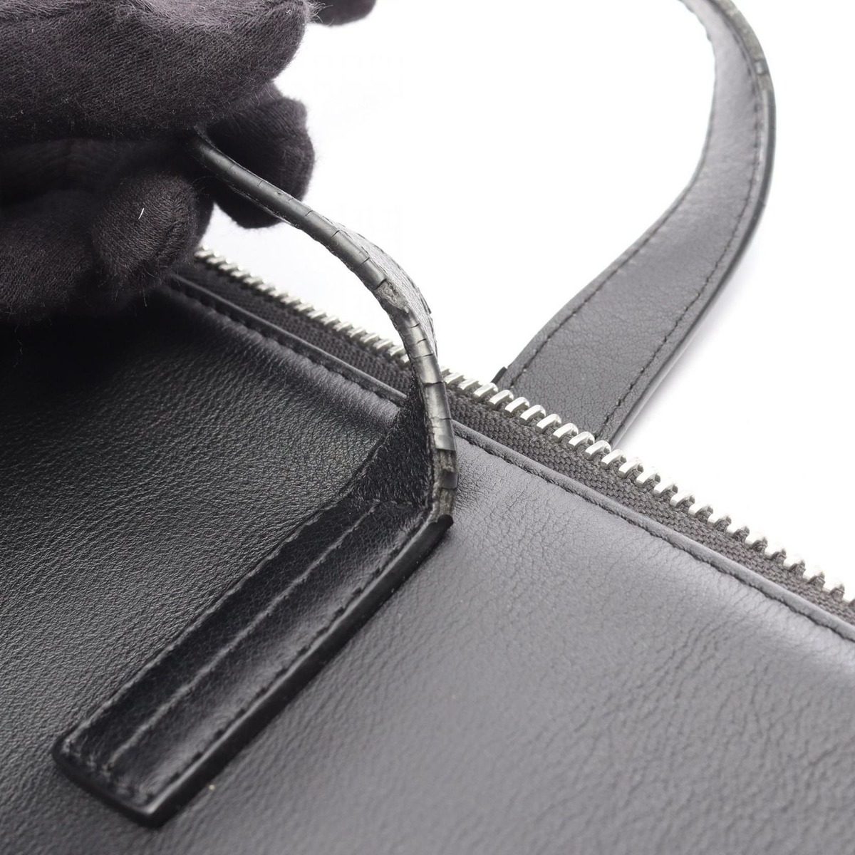 Loewe Business Anagram Black Leather Briefcase — view 15