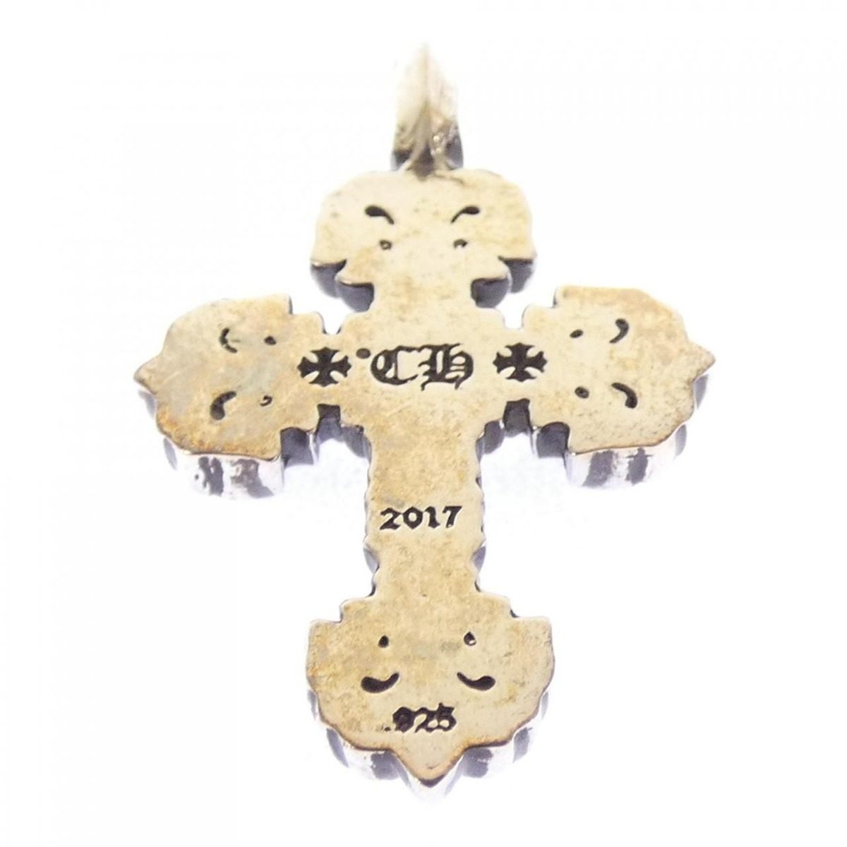 Chrome Hearts Filigree Cross Tiny Sngl Dmnd Pendant — view 3