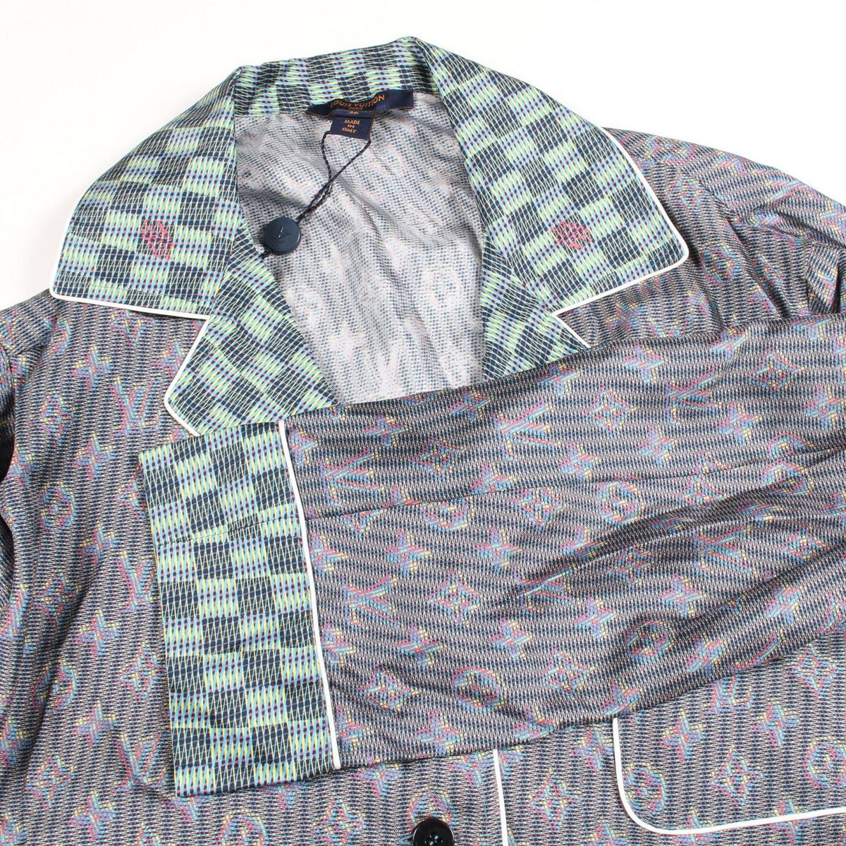 Louis Vuitton Monogram Pajamas Silk Shirt — view 6