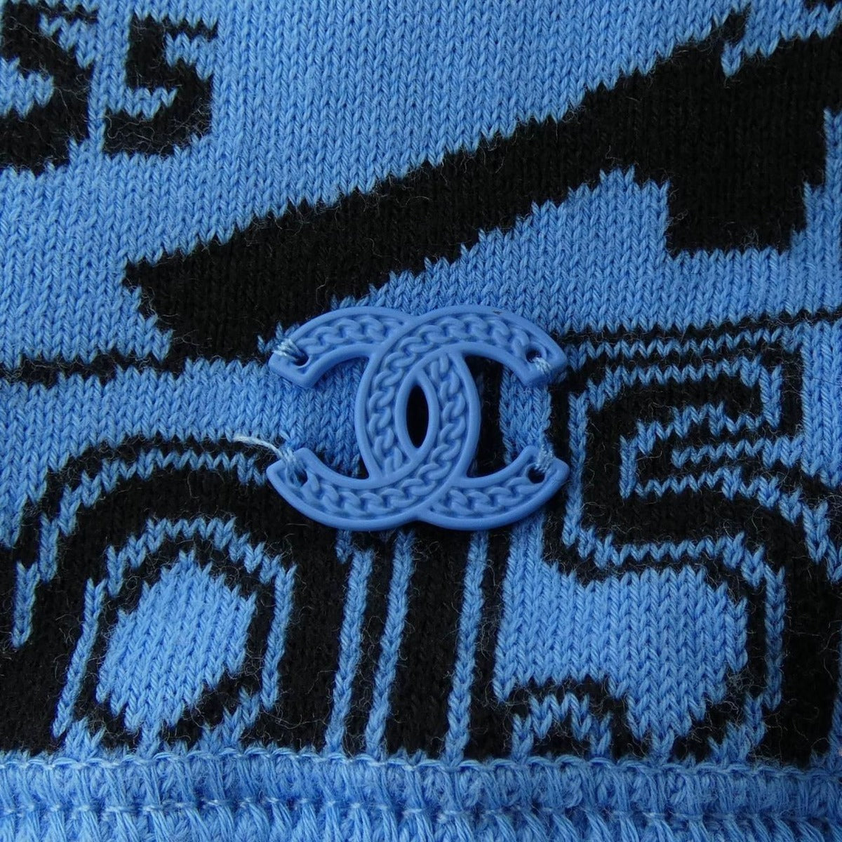 Chanel Knit Cashmere Blue — view 8