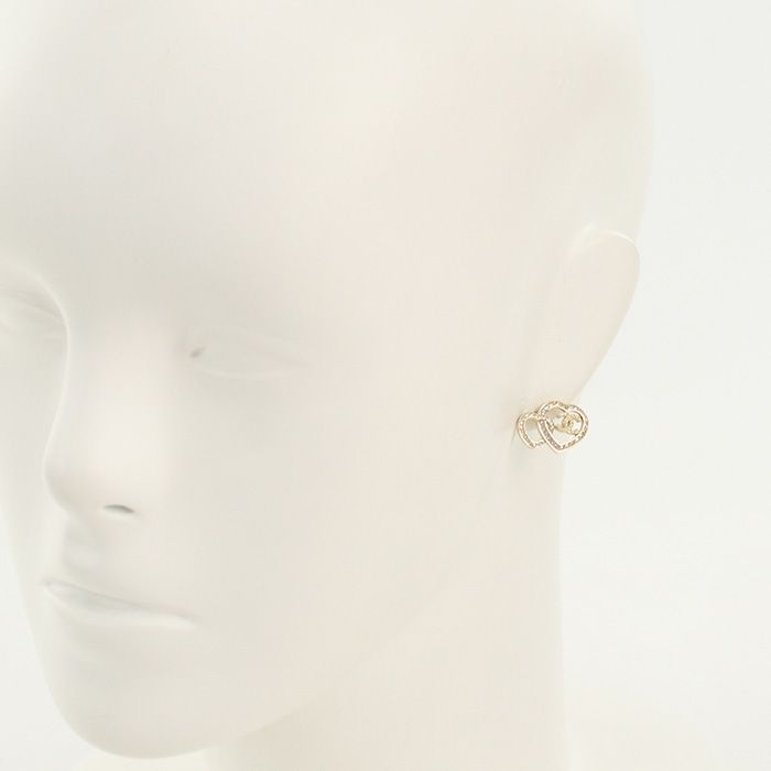 Chanel Heart Earrings 88000 Ch77769 Earrings Metal Heart Earrings Women