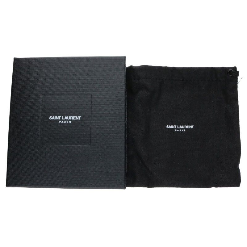 Saint Laurent Paris Studded Design Leather Bracelet Men's