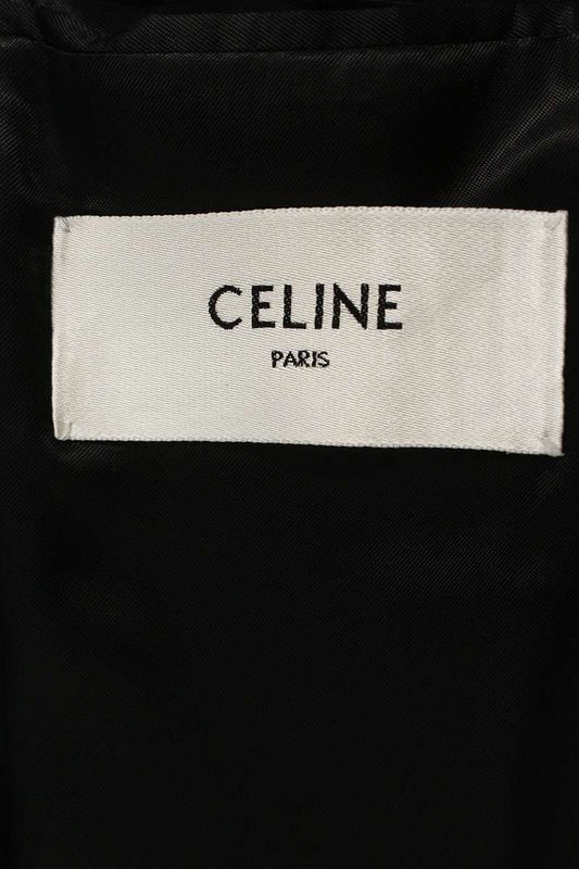 Celine 2v74g650d Wool Gabardine Boxy Jacket Men's 46