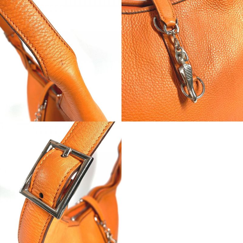Hermes Shoulder Bag Trim 35 Trim 35 Leather Orange