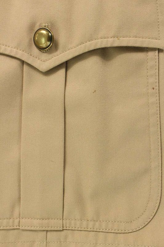 Saint Laurent Paris 15SS 374829 Y686h Gold Button Safari Jacket Men's 44