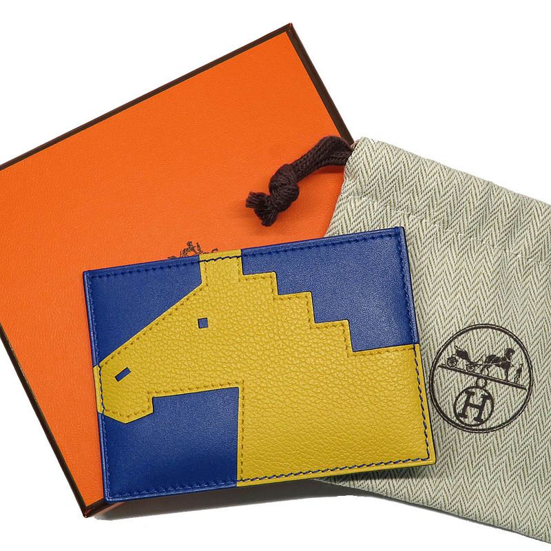 Hermes Chevelle Pict Cadece Eva Color X Tadelakt Blue X Yellow -