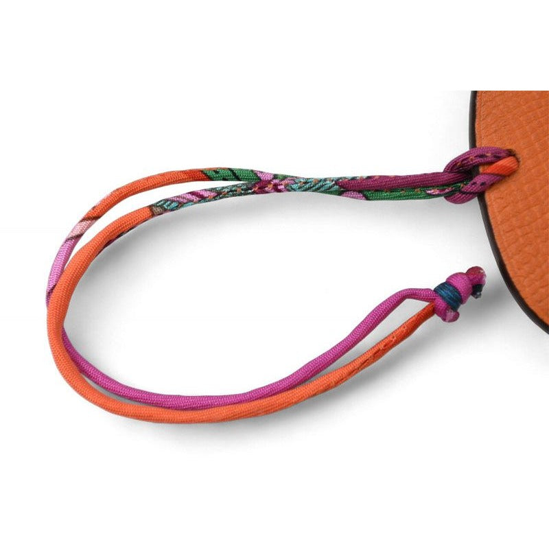 Hermes Bag Charm Strap Dolphin Motif Petite Ash Ornament Bordeaux Never — view 5