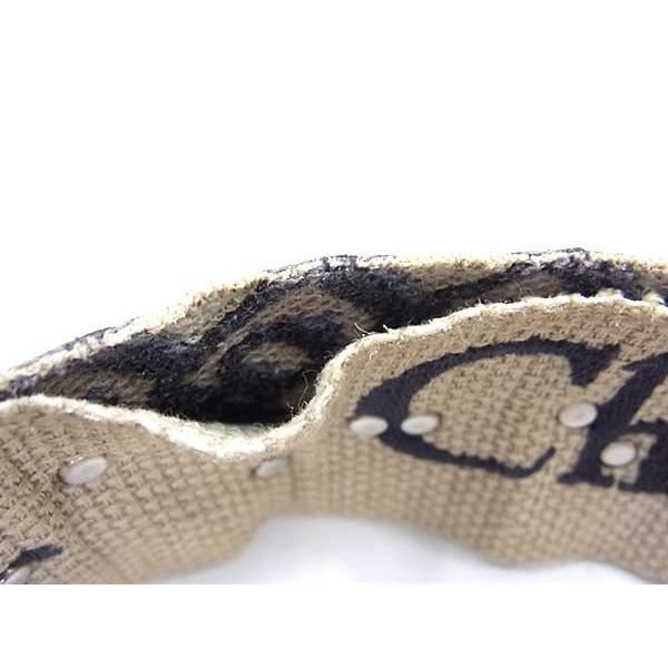 Dior Trotter Embroidery Canvas Shoulder Strap For Bags In Navy — view 5