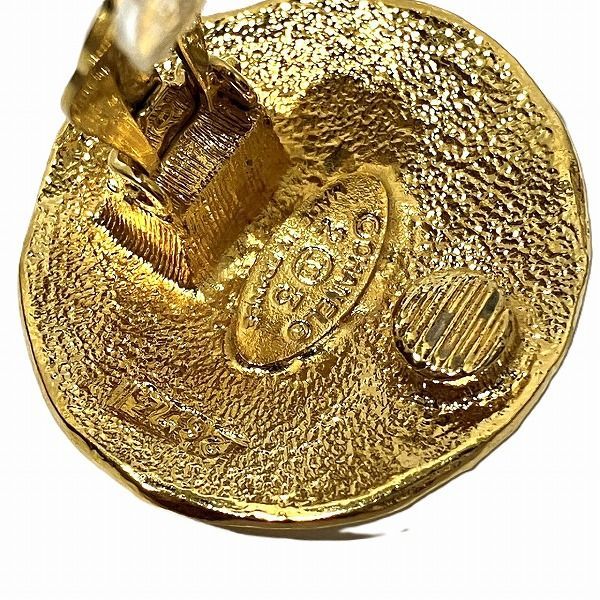 Chanel Lion Motif Branded Accessories Earrings Ladies