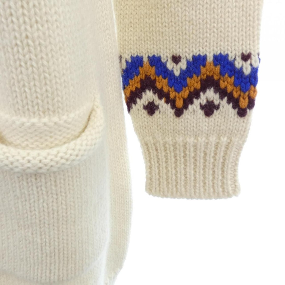 Loewe Cardigan Brown Beige Blue — view 7