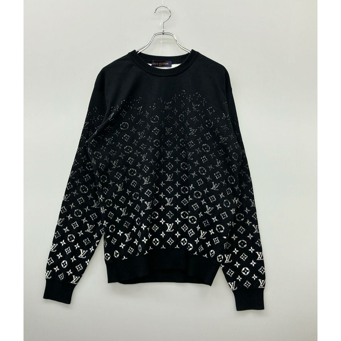 Louis Vuitton Long Sleeve Knit Monogram Gradient Sweater — view 7